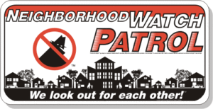 BMPS - Boris the Burglar, Vinyl Magnetic Vehicle Patrol Sign
