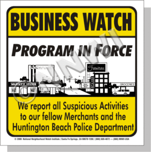 Business Watch - Customized Decals