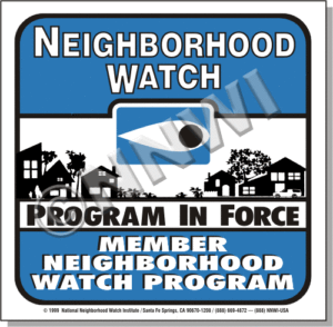 ILD2K  Mini-Pkg - Blue Eye, Law Enforcement, Static Cling Decal