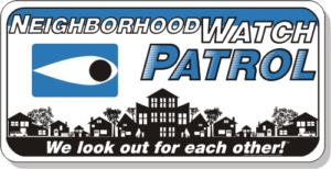 IMPS - Blue Eye, Vinyl Magnetic Vehicle Patrol Sign