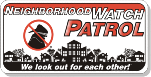 MMPS - Masked Bad Guy, Vinyl Magnetic Vehicle Patrol Sign