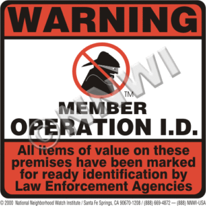 MOIL1  Mini-Pkg - Masked Bad Guy, Operation ID Label